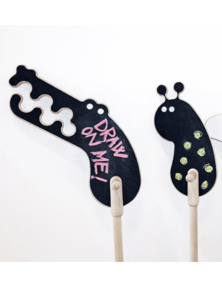 Racing snail on a stick