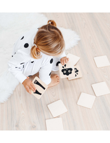 Wooden Memory game for kids