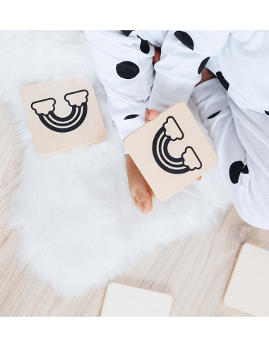 Wooden Memory game for kids