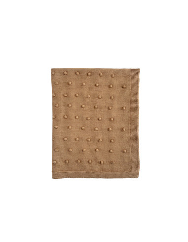 Popcorn Baby Blanket - Caramel