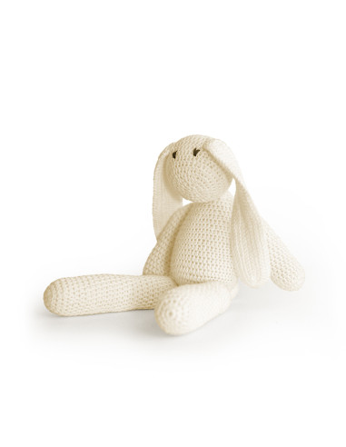 Cream crochet bunny