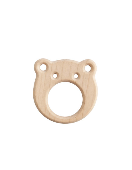 WOODEN TEETHER – FRISKY FROG