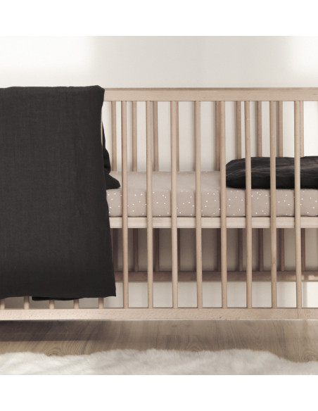 Powder Confetti Toddler Fitted Sheet