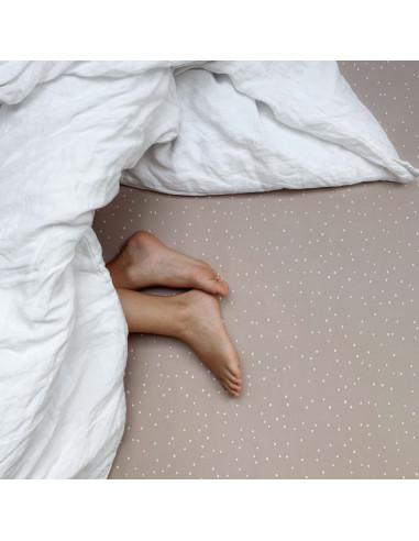 Powder Confetti Fitted Sheet