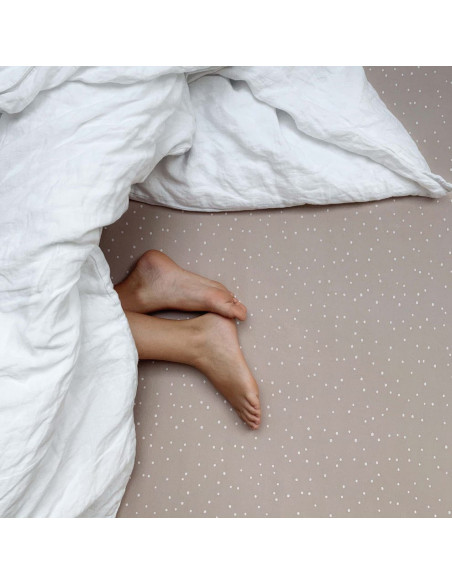 Powder Confetti Fitted Sheet