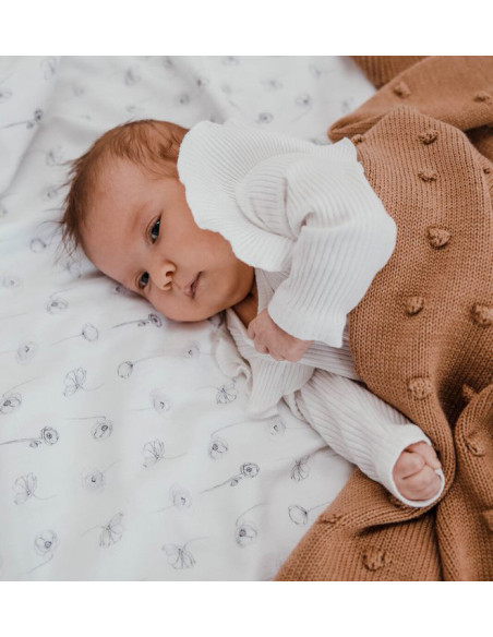 Popcorn Baby Blanket - Caramel