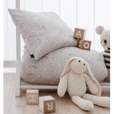 Misty Poppy Field toddler duvet cover 2