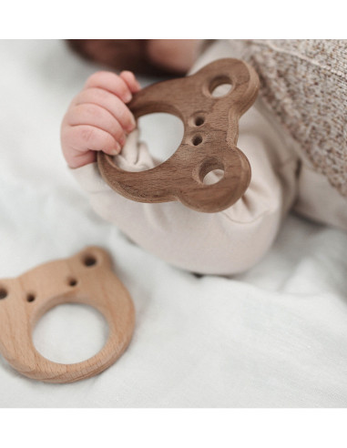 WOODEN TEETHER – CARE BEAR