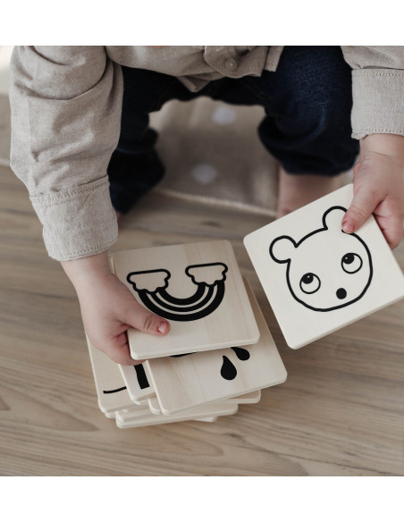 Wooden Memory game for kids