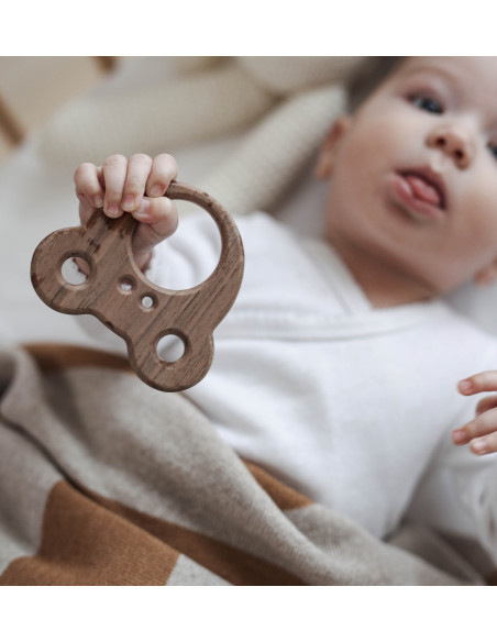 WOODEN TEETHER – CARE BEAR