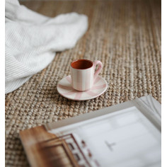 Espresso stripe set in mauve 2