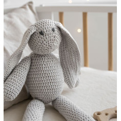 Crochet Bunny - Silver 2