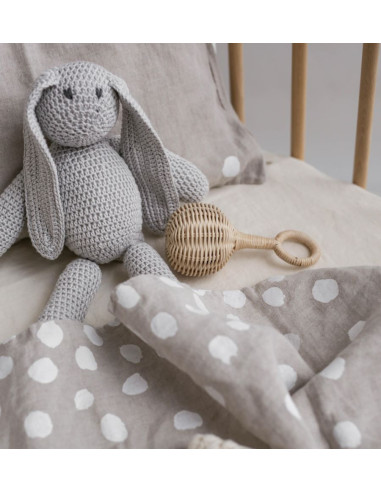 Crochet Bunny - Silver