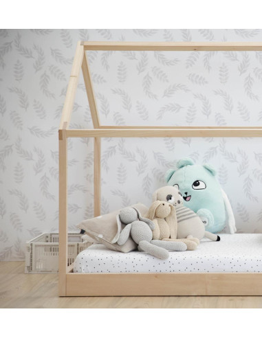 Wooden House Toddler Bed Frame