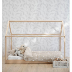 Wooden House Toddler Bed Frame 2