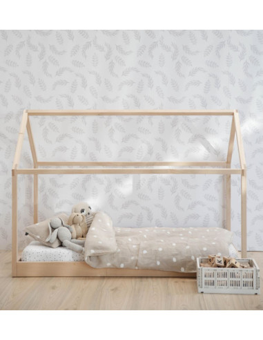 Wooden House Toddler Bed Frame