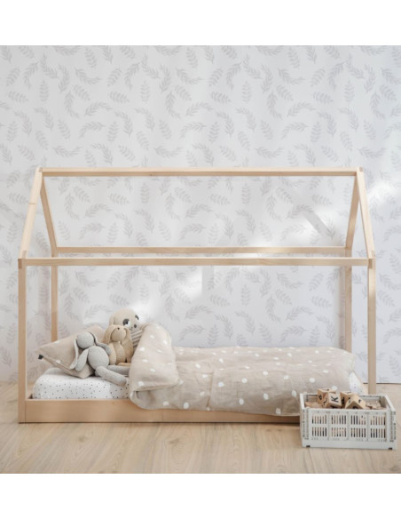 Wooden House Toddler Bed Frame