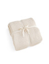Waffle Bedspread - Cream