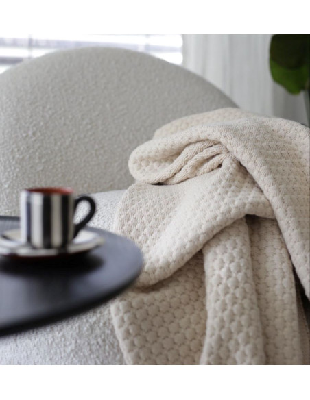 Cream Bubbles Blanket