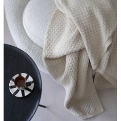 Stylish Bubbles Blanket - Cream 2