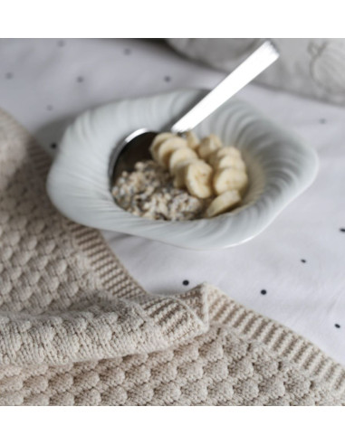 Cream Bubbles Blanket