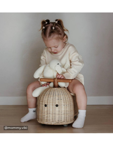 Ride On Kids Toy Rattan Rider