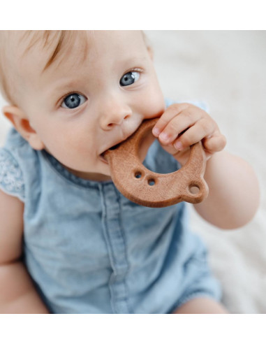 Wooden Baby Teether – Chunky Monkey
