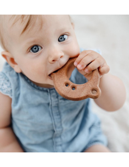 Wooden Baby Teether – Chunky Monkey