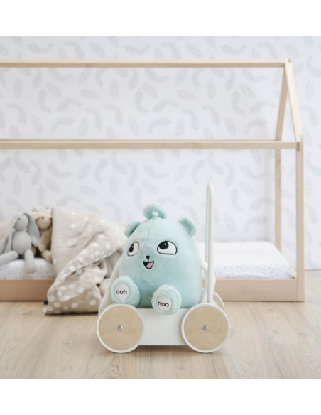 Wooden Baby Walker in White