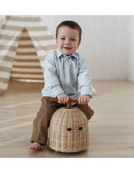 Ride On Kids Toy Rattan Rider