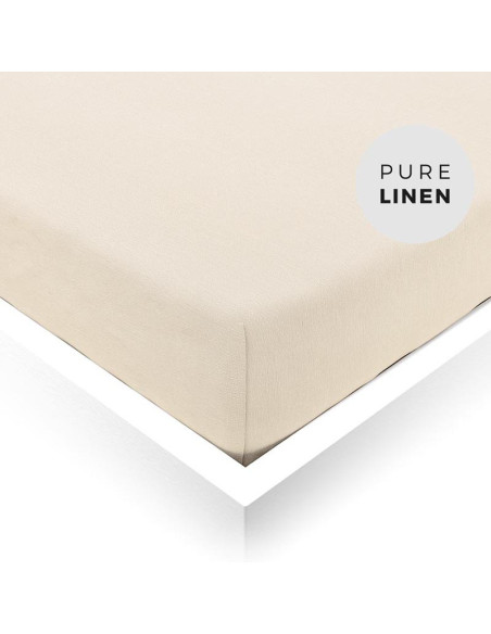 Vanilla Linen Toddler Fitted Sheet