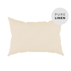 Vanilla Linen Pillowcase