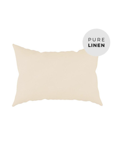 Vanilla Linen Pillowcase