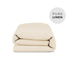 Vanilla Linen Toddler Duvet Cover