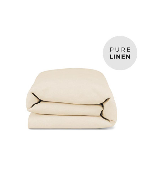 Vanilla Linen Toddler Duvet Cover