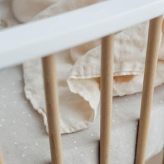 Vanilla Linen Toddler Duvet Cover 2