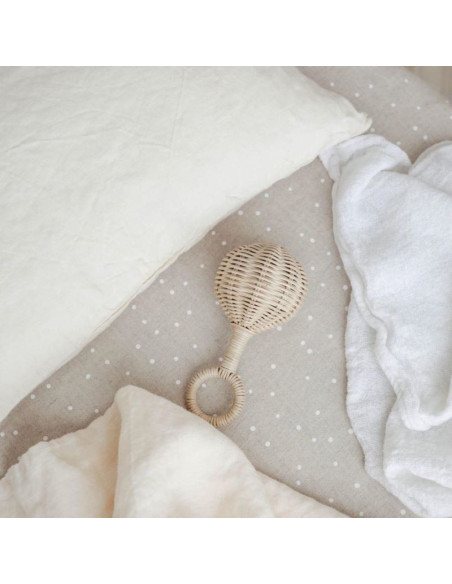 Vanilla Linen Toddler Pillowcase