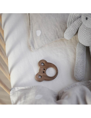 Vanilla Linen Toddler Fitted Sheet