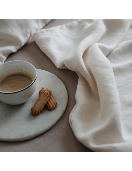 Vanilla Linen Duvet Cover