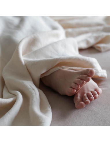 Vanilla Linen Duvet Cover