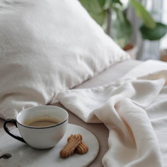 Vanilla Linen Pillowcase 2