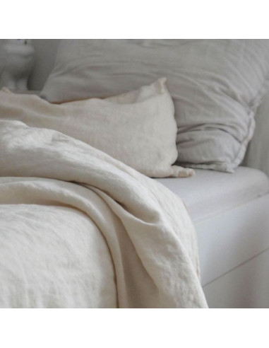 Vanilla Linen Pillowcase