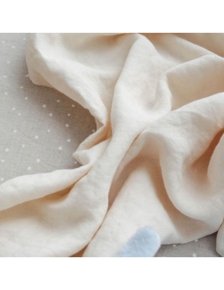 Vanilla Linen Baby Duvet Cover