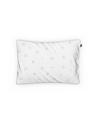 Olive Tree Muslin Toddler Pillowcase