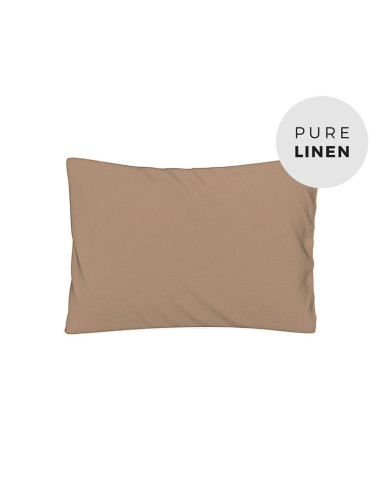 Truffle Linen Toddler Pillowcase