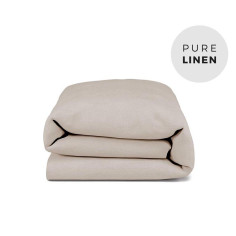 Natural Linen Toddler Duvet Cover
