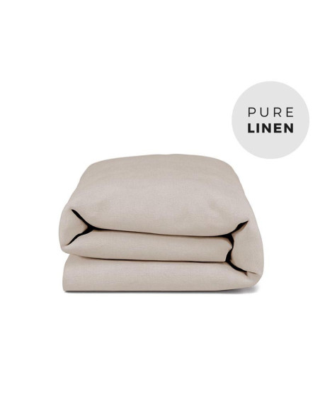 Natural Linen Toddler Duvet Cover