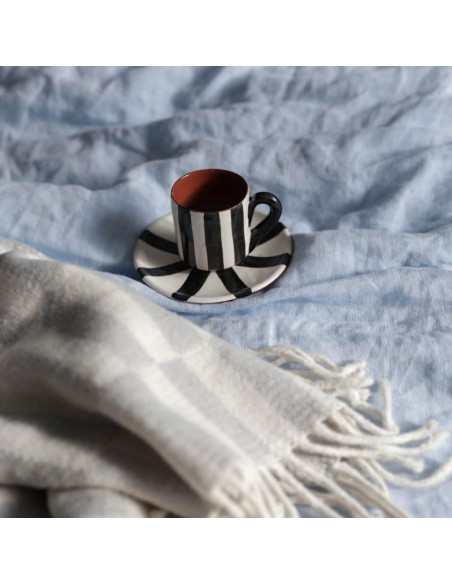 Soft Blue Linen Duvet Cover