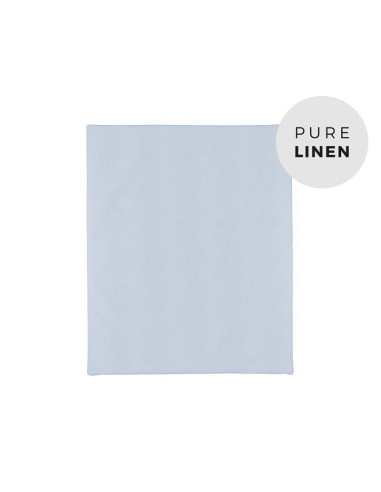 Soft Blue Linen Baby Duvet Cover