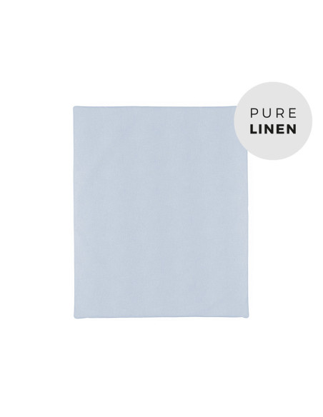 Soft Blue Linen Baby Duvet Cover
